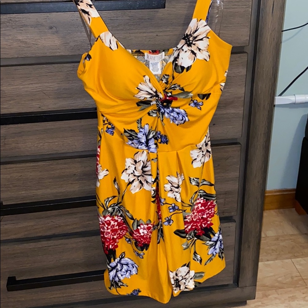 Flowered sun dress